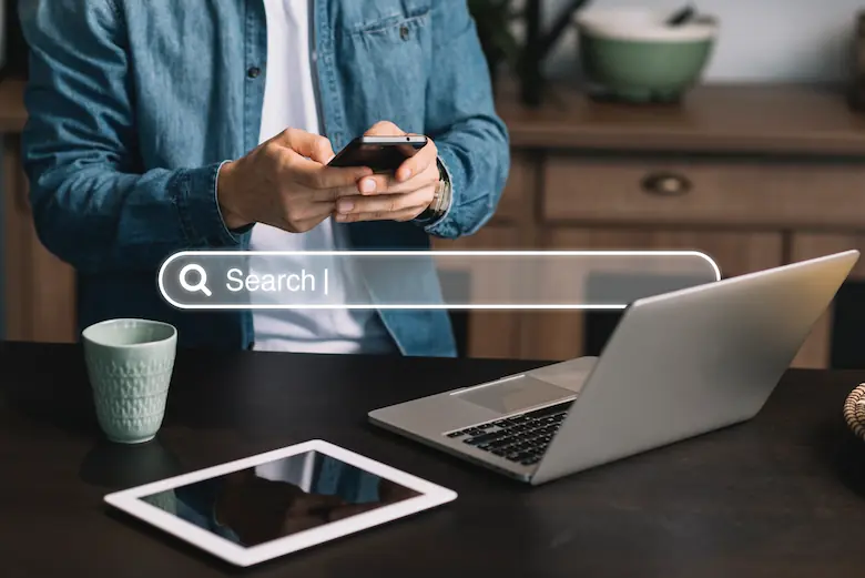 man-searching-on-his-phone