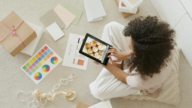 woman-taking-a-photo-of-her-products-for-digital-marketing-platform
